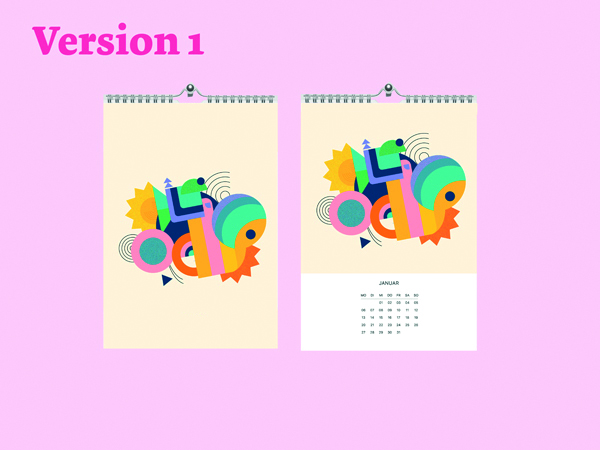 Wandkalender Vorlage Version 1