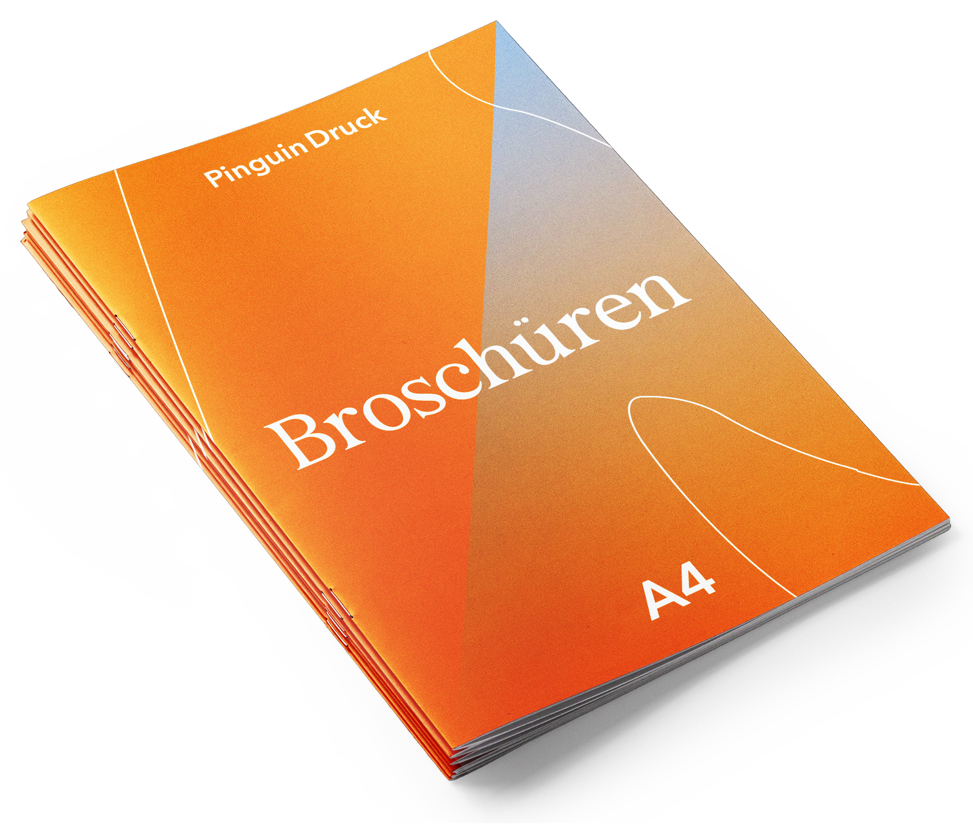 Broschüren auf Bilderdruckpapier
