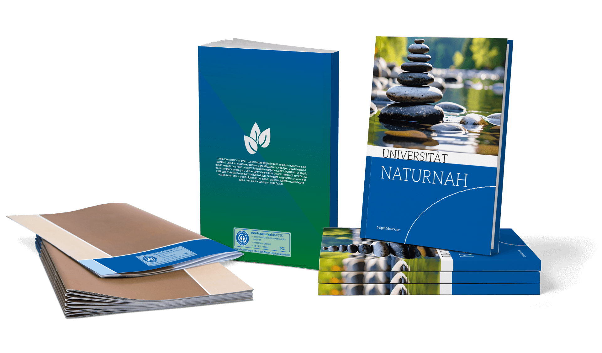 Druckprodukte mit dem Blauen Engel